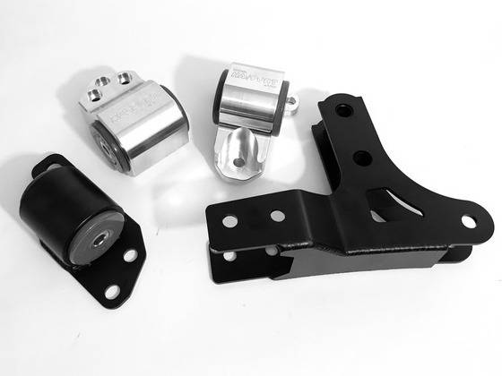 Hasport - 1992 - 1995 Honda Civic / 1993 - 1997 Honda Del Sol / 1994 - 2001 Integra AWD B-Series Mount Kit (3-bolt Left) with rear bracket - Street