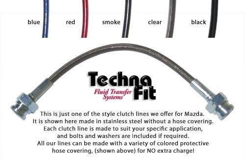 Technafit - 2006 - 2010 MAZDA MIATA Clutch Lines - Black