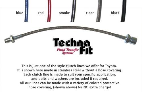 Technafit - 2005 - 2007 TOYOTA TACOMA 6 SPEED Clutch Lines - Red
