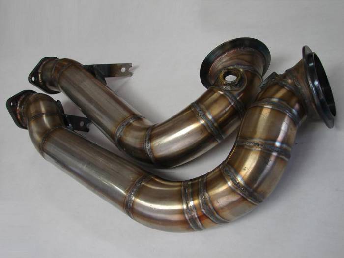 Ultimate Racing - 2008-2010 BMW 535 Sedan E60 Ultimate Racing  Stainless Steel Catless Downpipes
