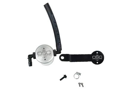 J&L - 2017-2019 Honda Civic Type R J&L Passenger Side Oil Separator 3.0 - Clear Anodized