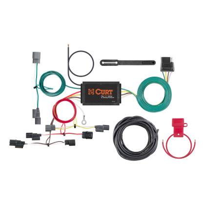 Curt - 2016-2019 Honda Civic Curt Custom Wiring Harness (4-Way Flat Output)