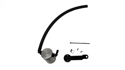 J&L - 2017-2022 Honda CRV 1.5L Turbo J&L Passenger Side Oil Separator 3.0 - Clear Anodized