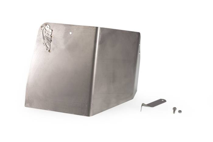 MAPerformance - 2008-2015 Mitsubishi Evo X MAPerformance Stainless Air Intake Heat Shield Rev 2 - Gloss Black