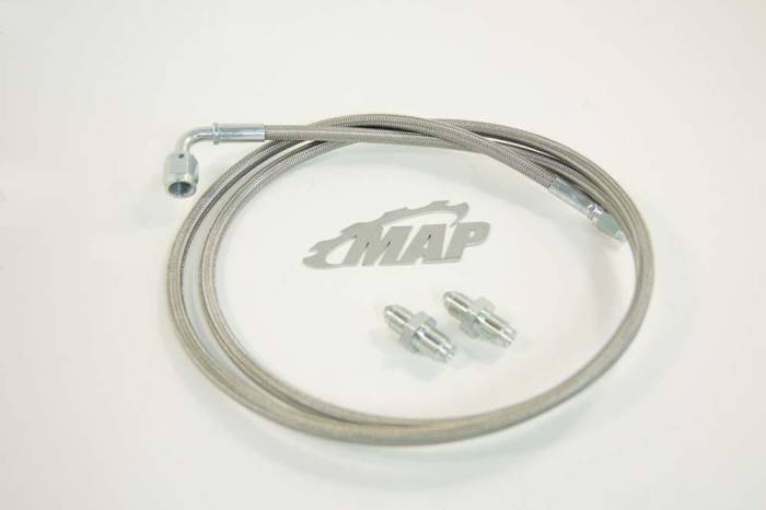 MAPerformance - 1992-2000 Honda Civic/Acura Integra MAPerformance Braided Stainless Steel Clutch Line