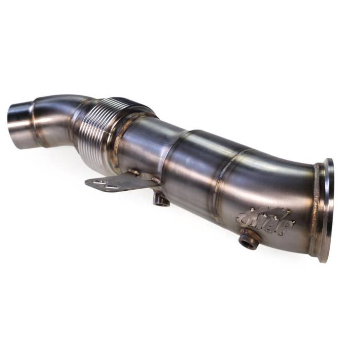 MAPerformance - 2020-2021 Toyota Supra MAPerformance Catted Downpipe - Black Coating
