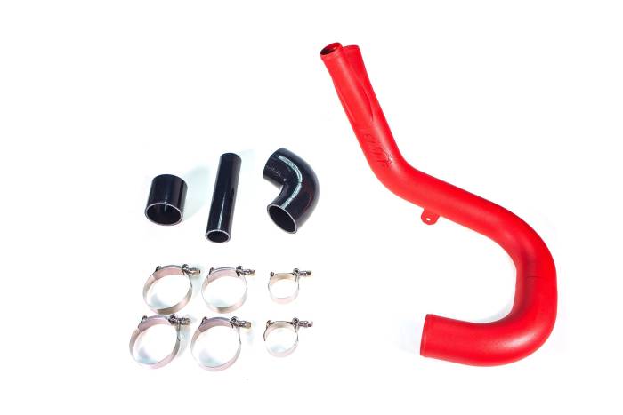 MAPerformance - 2008-2015 Mitsubishi Evo X MAPerformance Lower Intercooler Pipe - Wrinkle Red