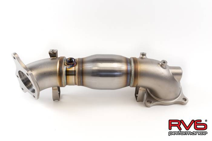 RV6 Performance - 2021+ Acura TLX 2.0T-Type-R Turbo Ready RV6 Performance High Temp Catted Downpipe