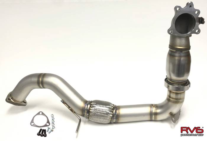 RV6 Performance - 2016+ Honda Civic 1.5T (Sedan, Coupe, Hatch, Si) RV6 Performance Catted Downpipe & Front Pipe Combo