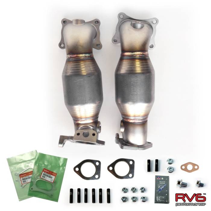 RV6 Performance - 2010-2013 Acura MDX RV6 Performance GEN 2 HFPCs (High Flow Precats) Kit