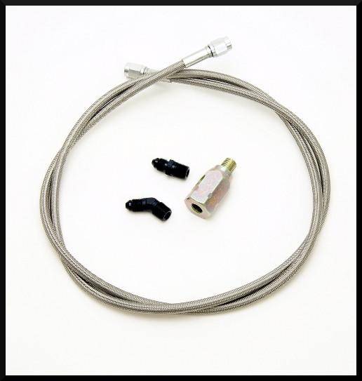 MAPerformance - 1992-2000 Honda T3 Turbo MAPerformance Braided Stainless Steel Oil Feed Line