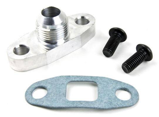 MAPerformance - MAPerformance Oil Drain Flange for T3/T4 Journal Bearing & PTE Ball Bearing Turbochargers
