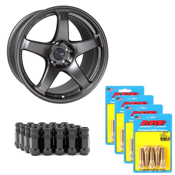 MAPerformance - 2013-2021 Subaru BRZ / 2013-2016 Scion FR-S / 2017-2021 Toyota 86 Complete Wheel Upgrade Package - Enkei PF05 Wheel