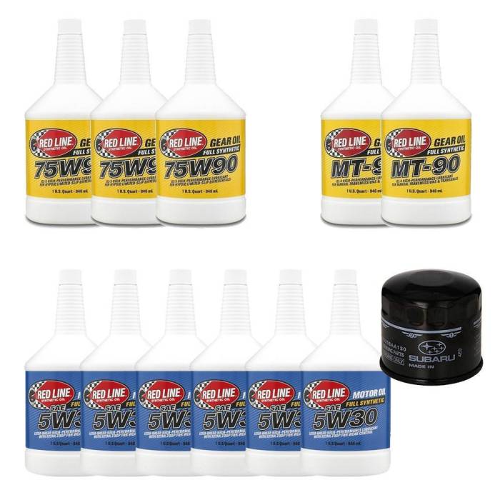 MAPerformance - 2013-2021 Subaru BRZ / 2013-2016 Scion FR-S / 2017-2021 Toyota 86 Complete Drivetrain Fluid Change Package - Transmission + Diff + Oil + Filter