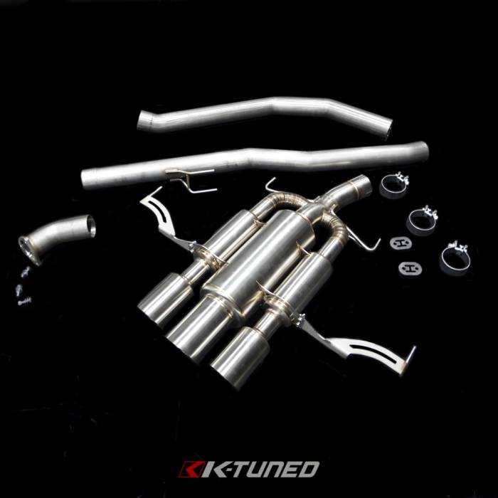 K-Tuned - 2017+ Honda Civic Type R FK8 K-Tuned Exhaust (2.5" Connection - For stock size downpipes)