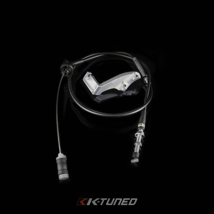 K-Tuned - 1988-2005 Honda Civic, 1990-2001 Acura Integra,  and 2002-2006 Acura RSX K-Tuned K-Series Throttle Cable w/Universal Billet Bracket - 950mm