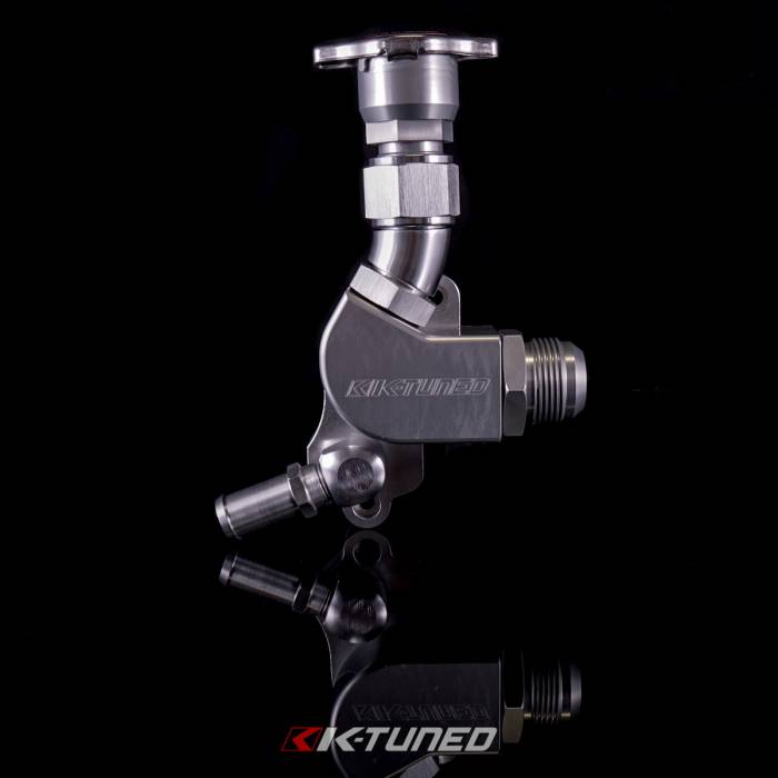 K-Tuned - K-Tuned K20 Upper Coolant Housing w/o Filler Neck - Includes Hose End and 16AN