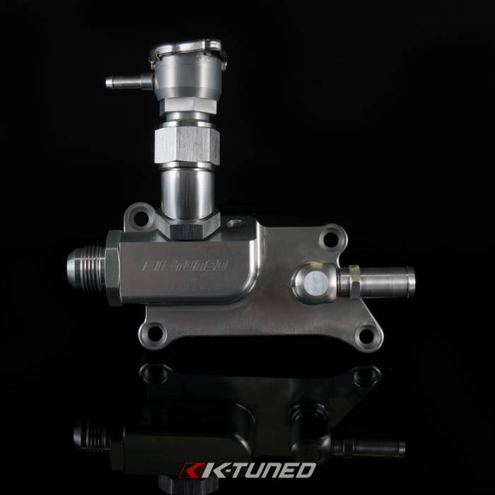 K-Tuned - K-Tuned K24 Upper Coolant Housing w/ Filler Neck - Includes Hose End and 16AN