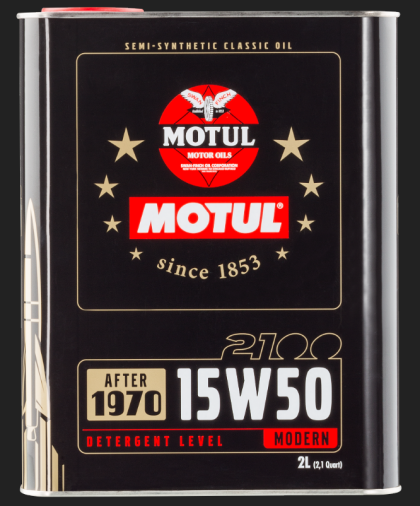 Motul - Motul 15W50 Classic 2100 Oil - 2L - (Box of 10) 104512