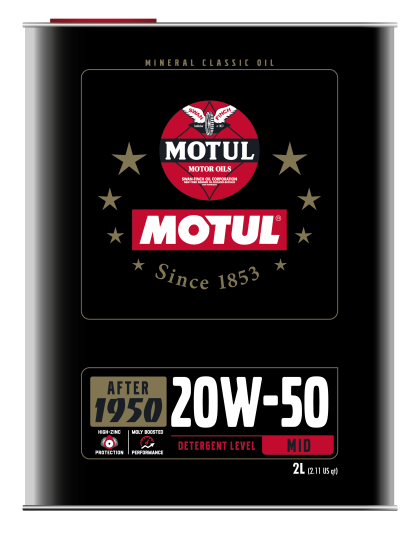 Motul - Motul 20W50 Classic Performance Oil - 2L - (Box of 10) 110621