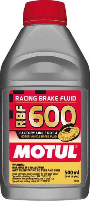 Motul - Motul RBF 600 FL - 0.500L AM - Fully Synthetic Racing Brake Fluid (Box of 12) 100949