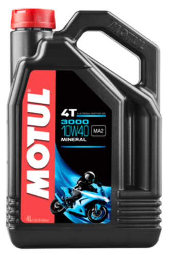 Motul - Motul 4L 3000 4T Oil 10W40 (Box of 4) 107693