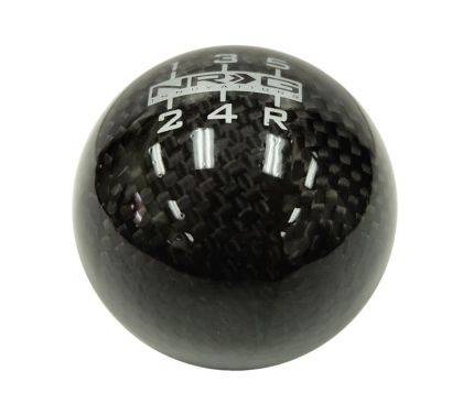 NRG Innovations - NRG Innovations Ball Style Shift Knob Black Carbon Fiber - Heavy Weight - Universal (No logo)