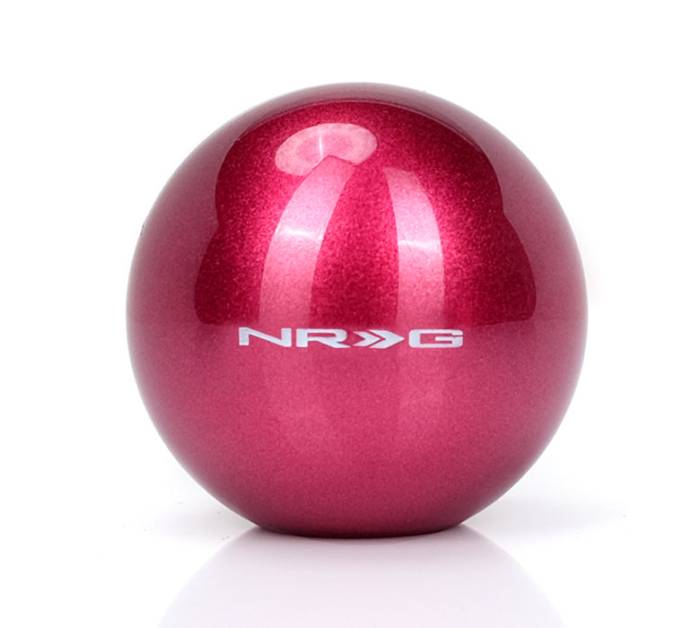 NRG Innovations - NRG Innovations Fushia Sparkly Painted Titanium Round Shifter Heavy Weight