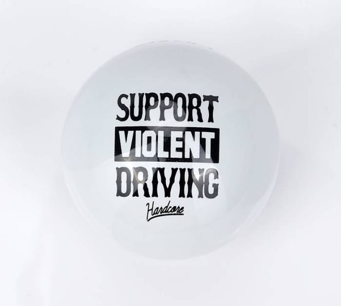 NRG Innovations - NRG Innovations Hardcore Collab Painted White Round Shifter Heavy Weight