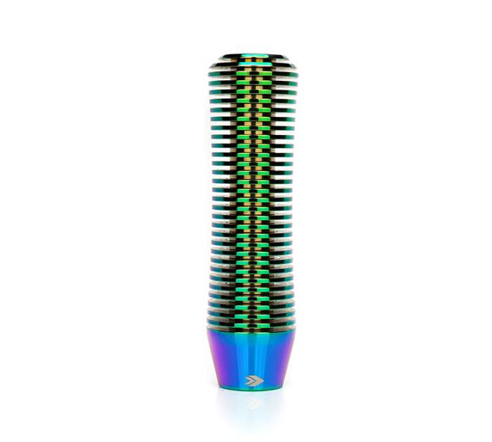 NRG Innovations - NRG Innovations Shift Knob Heat Sink Curvy Short Neo Chrome