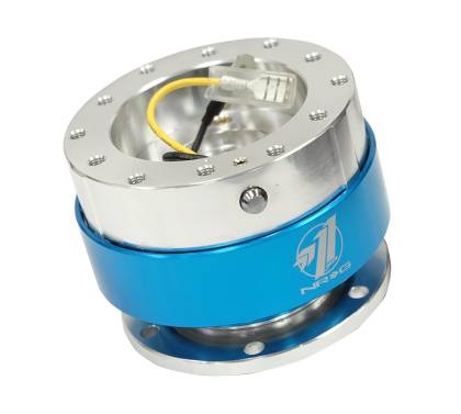 NRG Innovations - NRG Innovations Quick Release - Black Body/Blue Chrome Ring