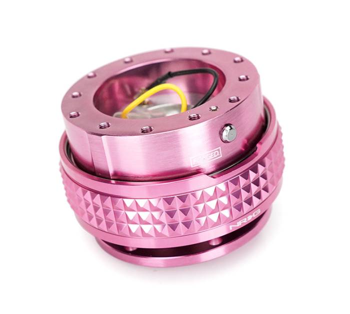 NRG Innovations - NRG Innovations Quick Release Kit - Pink Body / Pink Pyramid Ring
