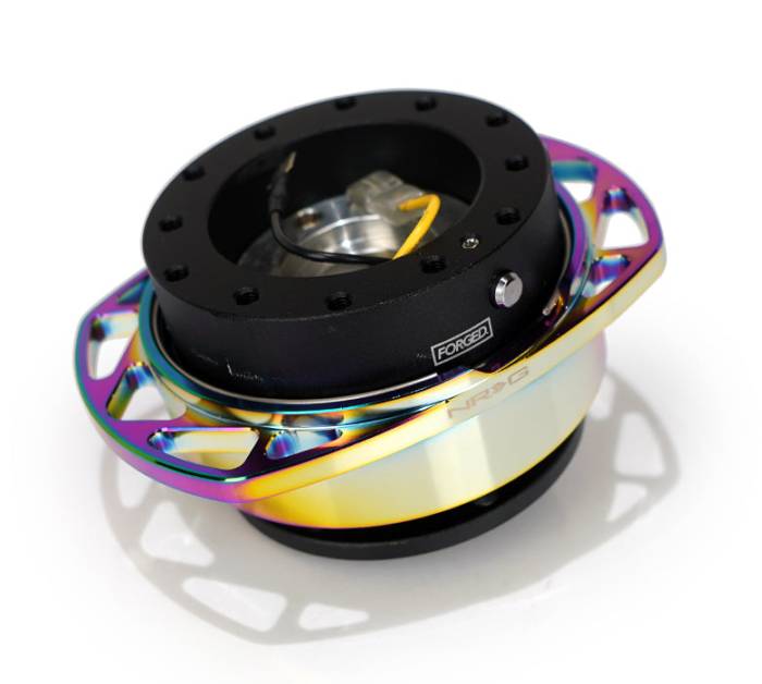 NRG Innovations - NRG Innovations Qucik Release Kit - Black Body / Neochrome Cutout  Ring