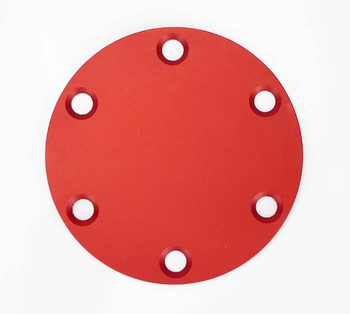 NRG Innovations - NRG Innovations Horn Delete Plate Laser Logo - Red