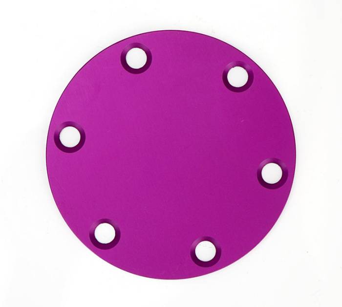 NRG Innovations - NRG Innovations Horn Delete Plate Laser Logo - Purple