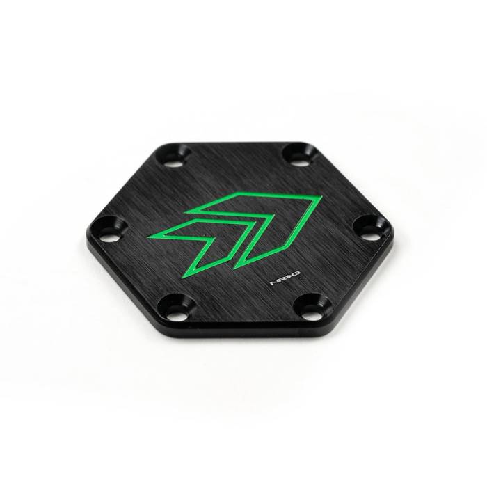 NRG Innovations - NRG Innovations NRG Arrow Engraved Horn Delete Button - Green
