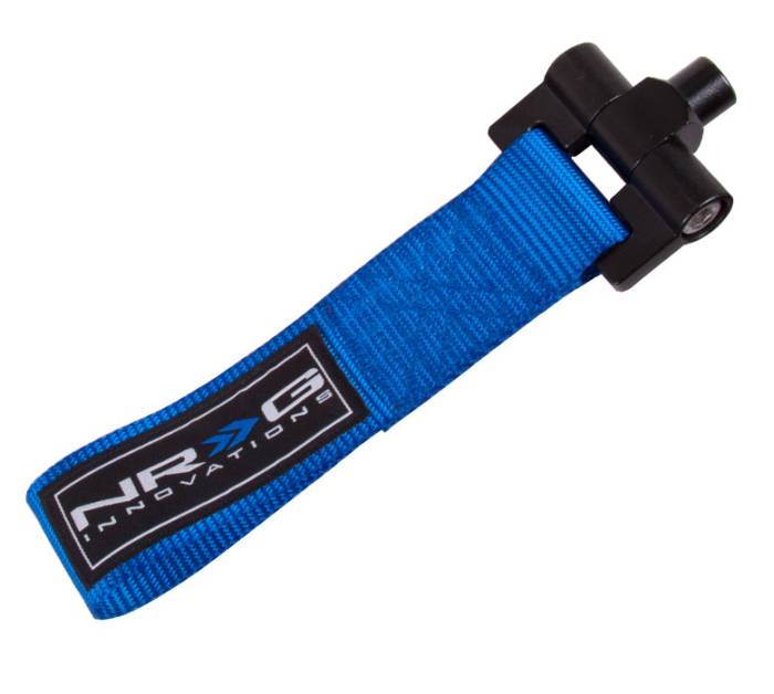 NRG Innovations - 2008+ Nissan 370 / Infinity G37 NRG Innovations Bolt-In Tow Strap - Blue
