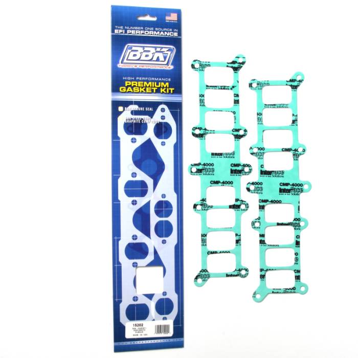 BBK - 1986-1995 Ford Mustang 5.0 BBK Upper To Lower EFI Intake EFI Manifold Gasket Set Edlebrock Performer