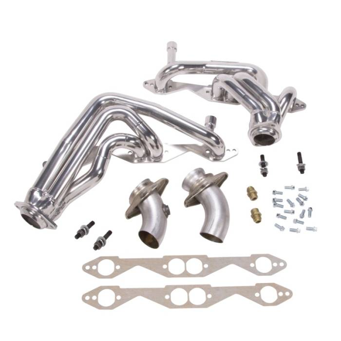 BBK - 1993-1996 Chevrolet Impala SS BBK Shorty Tuned Length Exhaust Headers - 1-5/8in Silver Ceramic