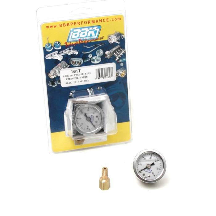 BBK - BBK Liquid Filled EFI Fuel Pressure Gauge 0-60 PSI