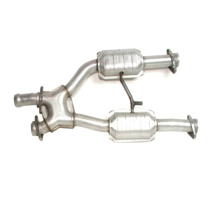 BBK - 1994-1995 Ford Mustang 5.0 BBK Short Mid X Pipe With Catalytic Converters 2-1/2in