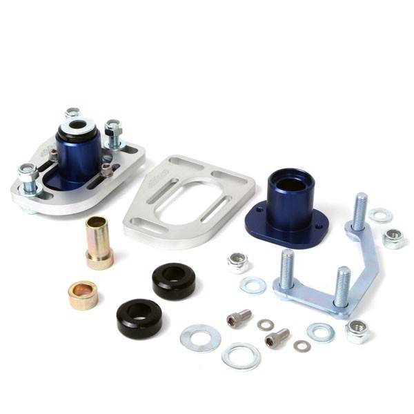 BBK - 1979-1993 Ford Mustang BBK Caster Camber Plate Kit - Silver Anodized Finish