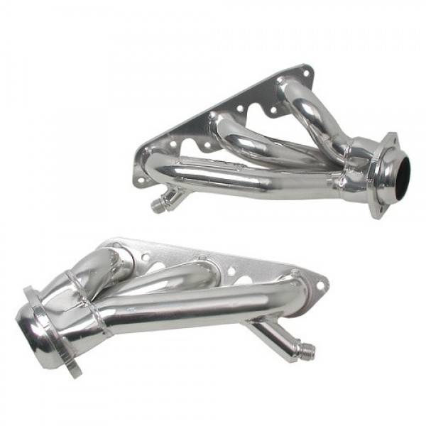 BBK - 1999-2004 Ford Mustang V6 BBK Shorty Tuned Length Exhaust Headers 1-5/8in - Silver Ceramic