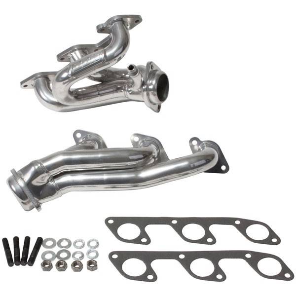BBK - 2005-2010 Ford Mustang 4.0 V6 BBK Shorty Tuned Length Exhaust Headers 1-5/8in - Silver Ceramic