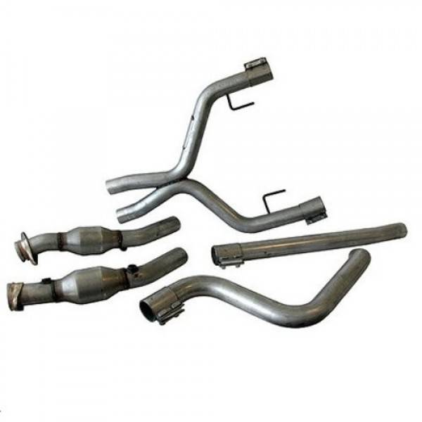 BBK - 2005-2009 Ford Mustang 4.0 V6 BBK True Dual Cat Back Exhaust Conversion Kit With X pipe