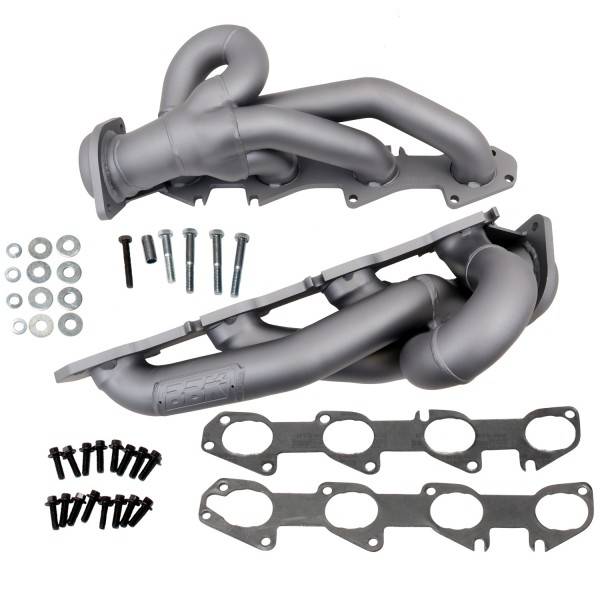 BBK - 2009-2018 Dodge Ram 5.7L BBK Hemi Shorty Tuned Length Exhaust Headers - 1-3/4in Titanium Ceramic