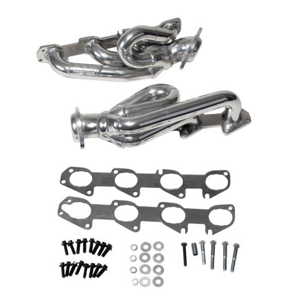 BBK - 2009-2018 Dodge Ram 5.7L BBK Hemi Shorty Tuned Length Exhaust Headers - 1-3/4in Silver Ceramic