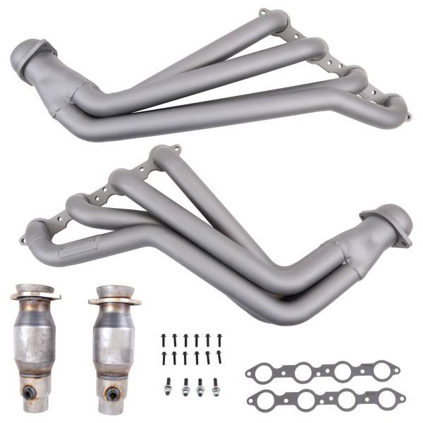 BBK - 2010-2015 Chevrolet Camaro LS3/L99 BBK 1-7/8in Full-Length Headers w/ High Flow Cats (Titanium Ceramic)