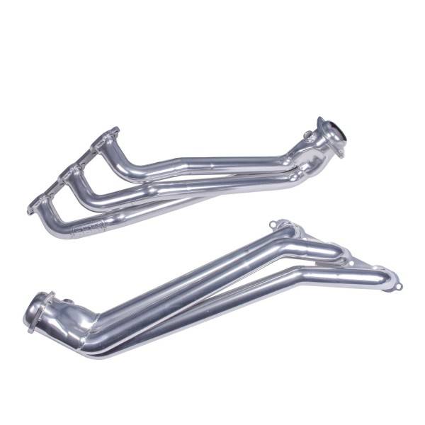 BBK - 2005-2010 Dodge Challenger V6 BBK Long Tube Exhaust Headers And Y Pipe And Converters - 1-5/8in Chrome