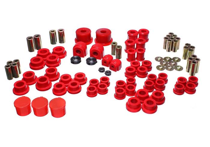 Energy Suspension - 2016 Mazda MX-5 Miata Energy Suspension Red Hyper-flex Master Bushing Set